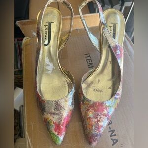 J.Renee Vintage  Multicolor Women's Slingback Heels